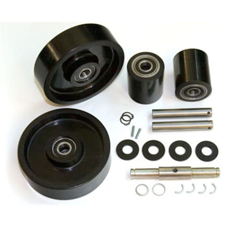 Pinpoint 4YX97 Complete Wheel Kit for Manual Pallet Jack - Black PI2583811